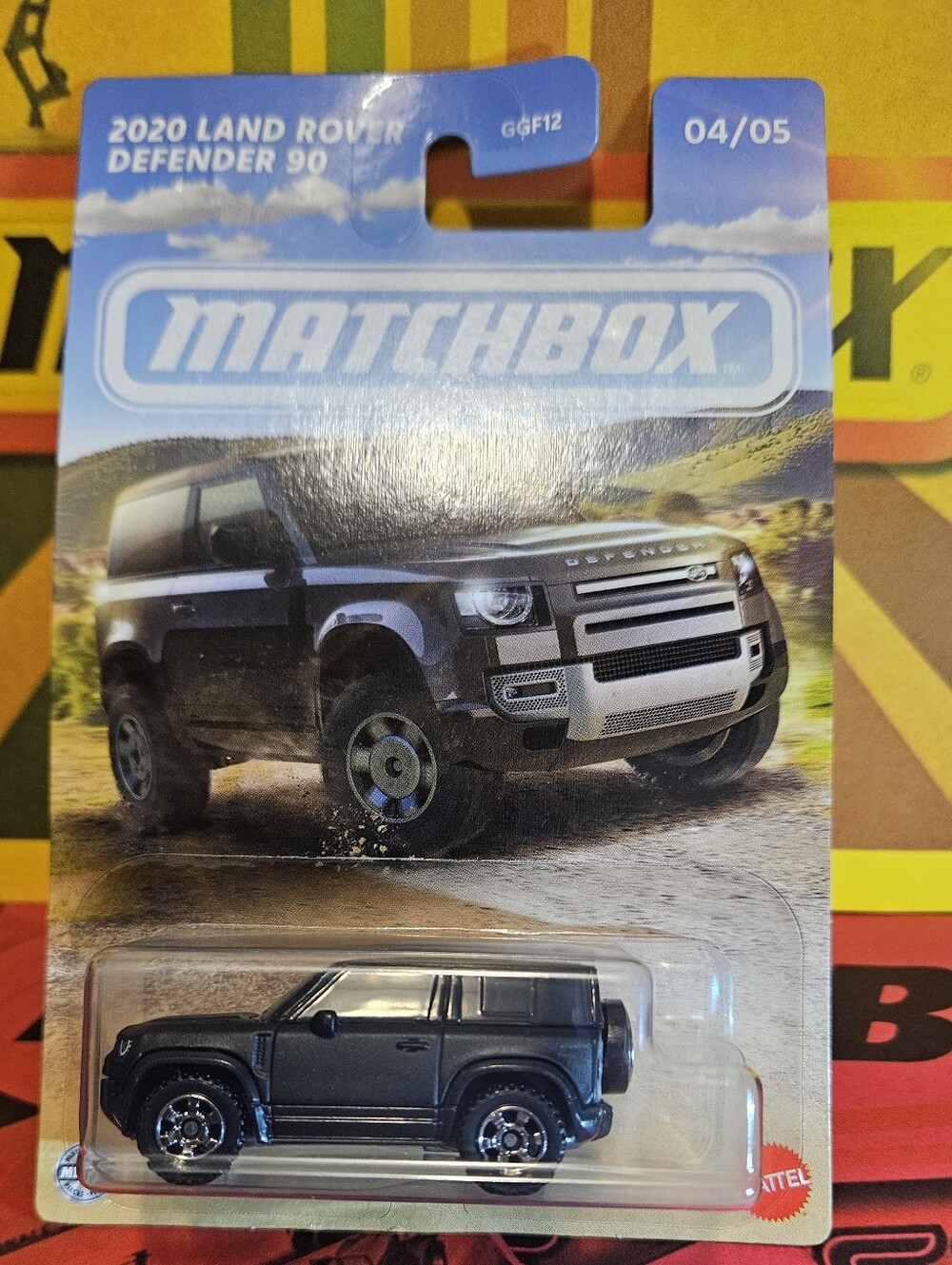 Matchbox 2020 Land Rover Defender 90 - Matte Black